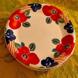 Set of 4 Vintage NEWCOR Salad Plates